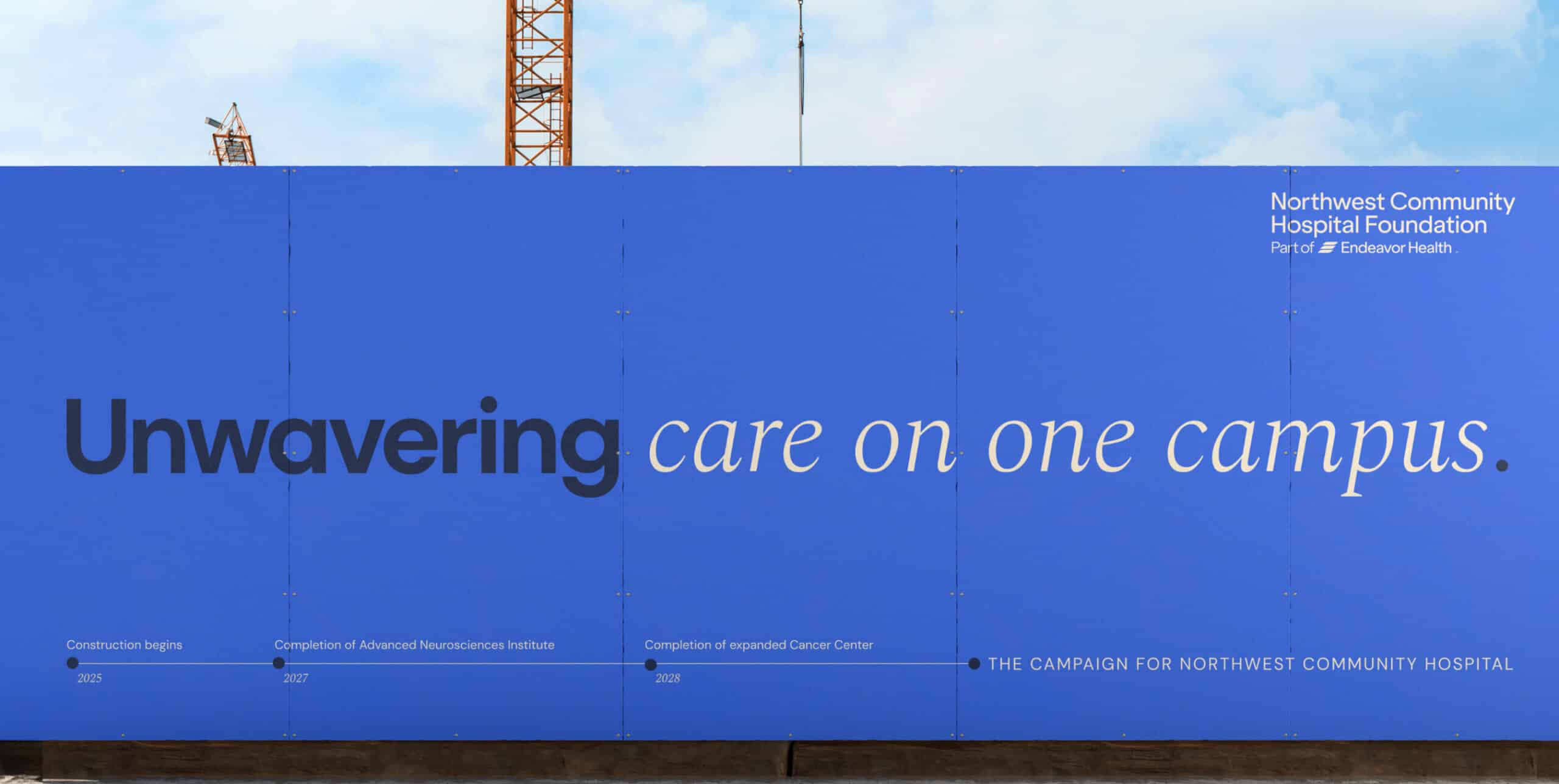 Unwavering. Campaign Construction Wrap