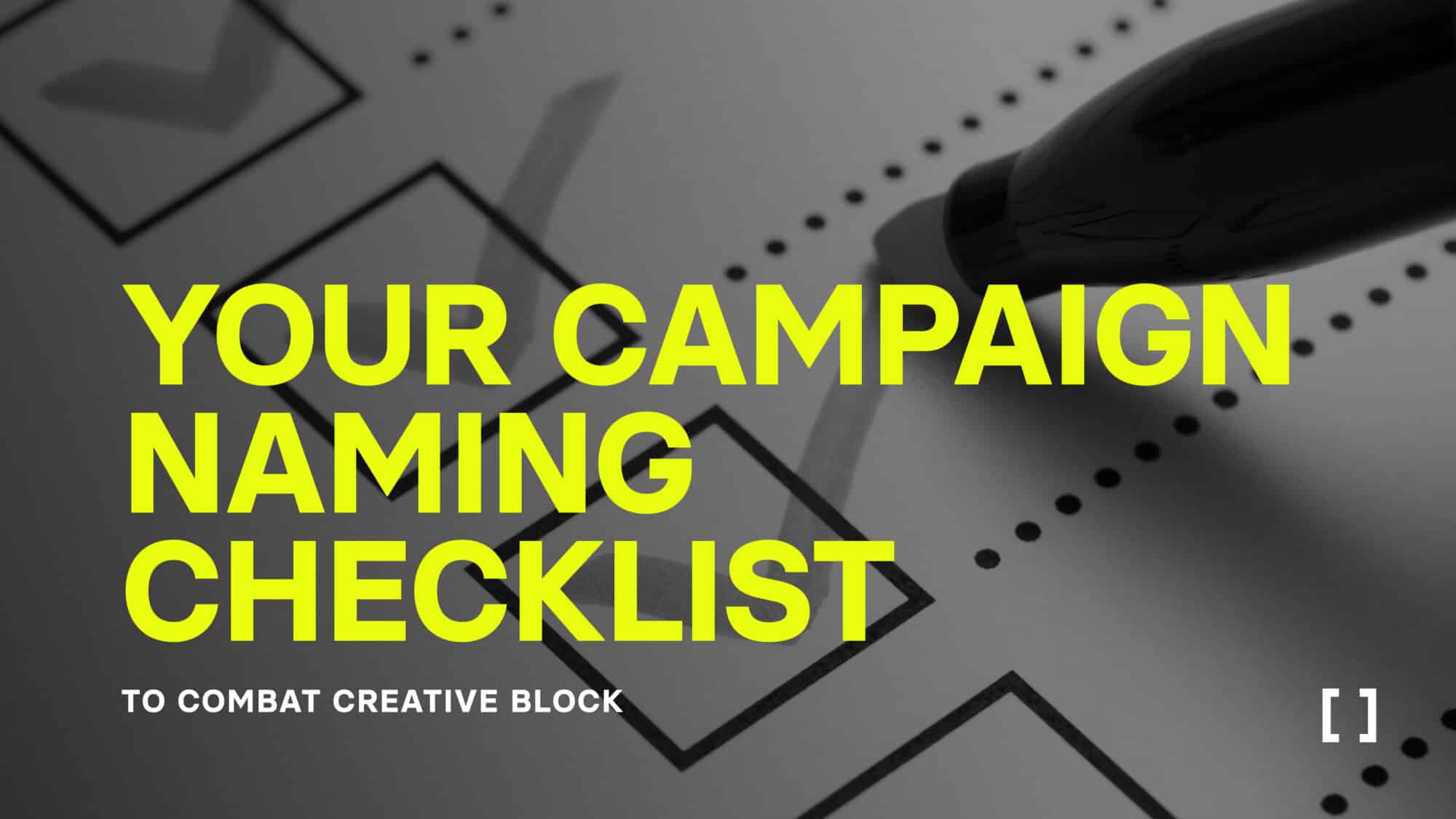 The Checklist for Combating Creative Block